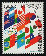 1994 Olympic Michel NO 1150 Stamp Number NO 1058 Yvert Et Tellier NO 1105 Stanley Gibbons NO 1180 Xx MNH - Neufs