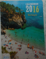 Petit Calendrier Poche 2016 éditions JOS Bretagne  Châteaulin Finistère Plage - Crozon Maison Presse - Formato Piccolo : 2001-...