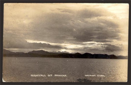 PANAMA. C.1920. Early Photo B/W Of Panama/nightfall. Postcard Size. - Panamá