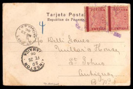 PANAMA. 1906 (Feb 10). PANAMA-ANTIGUA-JAMAICA-BWI-BC. Bocas Del Toro To St. Johns / Antigua. Via Kingston / Jamaica (25  - Panamá