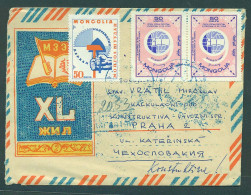 MONGOLIA. C.1967. Ulan Bator - Czechoslovakia. Air Multifkd Env. - Mongolei