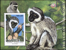 NAMIBIA - 2004 - SOUVENIR SHEET MNH ** - The Year Of The Monkey - Namibie (1990- ...)