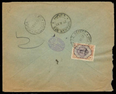 PERSIA. 1917. Tabriz - Chiraz. Fkd Env With Ispahan Nº5 Cds Alongside. Fine. - Iran