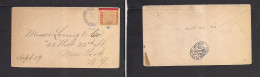 PANAMA. 1904. APN - USA, NYC. Fkd Red Ovptd Issue Envelope. - Panamá