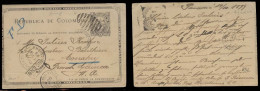 PANAMA. 1899 (19 Oct). Panama - Conakry / French Guinea / Africa. Via British Guiana / French Enyana Cayenne And Barbado - Panama