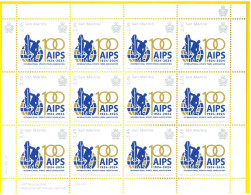 SAN MARINO 2024 Centenario Dell’Associazione Internazionale Stampa Sportiva (AIPS) - MF - Sheet - Blocks & Kleinbögen