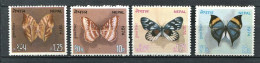 274 - NEPAL 1974 - Yvert 277/80 - Papillon - Neuf ** (MNH) Sans Trace De Charniere - Népal