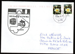 MALI Enveloppe Cover Feldpost From EUTM Koulikoro Oblitération " A 6435 " Pour La France 10 06 2019 - Militaria