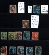 Belgium Belgique Used Key Stamps Postmarks Varieties SOTN Catalogue Value +$1200 - Collezioni