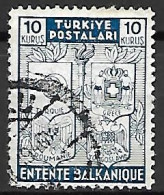 TURQUIE    -   1940 .   Y&T N° 935  Oblitéré - Usados