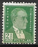 TURQUIE    -   1931 .   Y&T N° 808* - Unused Stamps