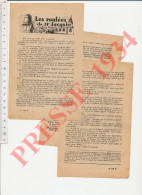 2 Vues 1934 Les Roulées De Mr Jacquin (Jean Dhagréau) Sonner Les Cloches Le Jour De L'Armistice 1918 - Ohne Zuordnung