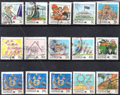 AUSTRALIE AUSTRALIA  Voir See 5 Scan Petit Lot Timbres Oblitérés Used Stamps - Oblitérés