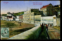 Tanger Vista De La ^playa Vue De La Plage Arévalo 1914 - Tanger