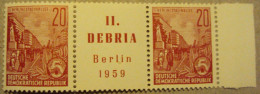 DDR, 1959, DEBRIA II, Vignete, Postfrisch - Neufs