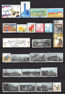 Belgique 2000 à 2003  78 Timbres Différents  3,70 €    (cote 47,55 €  78 Valeurs) - Used Stamps