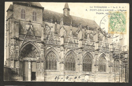 PONT DE L'ARCHE  "L'église "   1908 - Pont-de-l'Arche