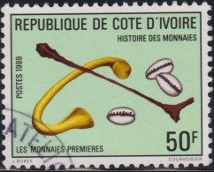 1989 Côte D'Ivoire ° Mi:CI 987, Sn:CI 866, Yt:CI 820, Sg:CI 981, History Of Money - Costa D'Avorio (1960-...)