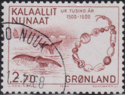 1984 Grönland ° Mi:GL 148, Yt:GL 136, Sg:GL 145, AFA:GL 148, Un:GL 136, 1000 Years Of Colonization Of Greenland 1984 - Usati