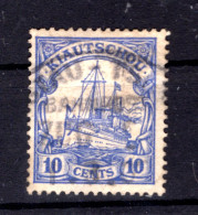 Kiautschou 21 Mit SEEPOST Gest. (L3079 - Kiauchau