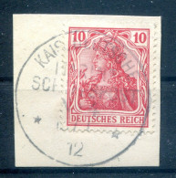 Kiautschou SEEPOST MSP 4 PATRICIA  Herrlich Auf Gest. Luxusbriefstück (L1368 - Kiauchau