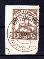 Kiautschou 28 Ideal TAITUNGTSCHEN Gest. Luxusbriefstück (T3377 - Kiauchau