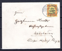 Kiautschou 1901 SEEPOST SHANGHAI-TIENTSIN Herrlicher MINIBRIEF (AA1650 - Kiautchou