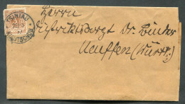 Kiautschou 1899 STREIFBAND Mit 45c Als Mitläufer (T3644 - Kiauchau