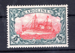 Karolinen 22IIB Kleiner Tönungspunkt ** MNH POSTFRISCH 180EUR (K5936 - Isole Caroline