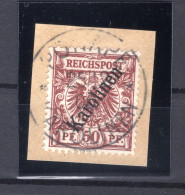 Karolinen 6II Herrlich Auf Gest. Luxusbriefstück (17863 - Karolinen