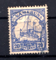 Kamerun 10 Ideal OSSIDINGE Blau Gest. (T2933 - Kameroen