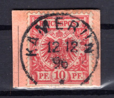 KAMERUN VORLÄUFER V47d Herrlich Auf Gest. Luxusbriefstück BPP 60EUR (AA1824 - Cameroun