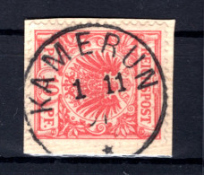 Kamerun VORLÄUFER V47b Herrlich Auf Gest. Luxusbriefstück BPP 40EUR (T3420 - Cameroun