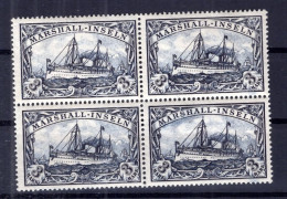 Marshall-I. 24 VIERERBLOCK ** MNH POSTFRISCH (B6153 - Marshall-Inseln