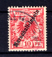 Marshall-I. 3I STEMPEL SORTE II Gest. BPP 190EUR (L8107 - Marshalleilanden