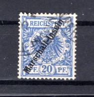 Marshall-I. 4I Mit 2.Stempel!! Gest. BPP 200EUR (17527 - Isole Marshall