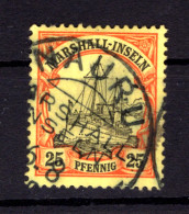 Marshall-I. 17 Ideal NAURU Gest. (L2989 - Marshalleilanden