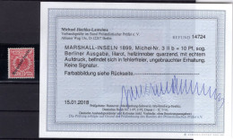 Marshall-I. 3IIb FARBE * MH BPP BEFUND 260EUR (T7751 - Marshall Islands