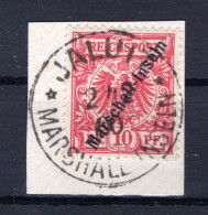 Marshall-I. 3I Mit Zweitem Stempel Gest. Luxusbriefstück BPP 190EUR (AA1787 - Marshall Islands