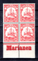 Marianen 9 VOLLE RANDINSCHRIFT ** MNH POSTFRISCH (L8370 - Isole Marianne