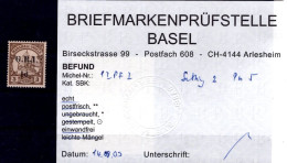 Marshall-I. BRITISCH 1I PFI ABART+gepr. 300EUR (L8624 - Marshall Islands