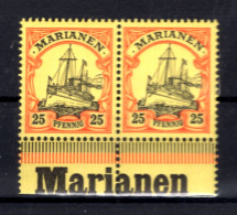 Marianen 11 VOLLE RANDINSCHRIFT ** MNH POSTFRISCH (79810 - Mariana Islands