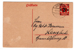 Danzig GA P23 BEDARF Gest. 125EUR (L8599 - Postal  Stationery