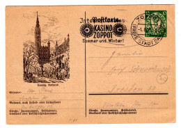 Danzig GA P61   DANZIGER Rathaus Gest. (L8606 - Postal  Stationery