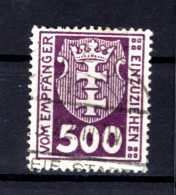 Danzig PORTO 12a FARBE Gest. BPP 45EUR (L9198 - Postage Due