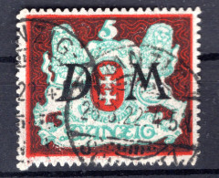 Danzig DIENST 21X Tadellos Gest. BPP 130EUR (K5596 - Dienstzegels