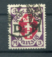 Danzig DIENST 14 Echt Gest. BPP 70EUR (18199 - Dienstzegels