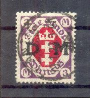 Danzig DIENST 14 Echt Gest. BPP 70EUR (15010 - Oficial