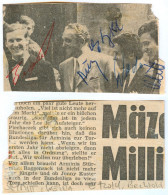 Autogramme Egon Schmitt Roland Weida Walter Bechtold Heinz Etzold Offenbacher Kickers Offenbach Am Main Fußball Football - Authographs