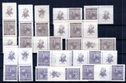 Böhmen ZUSAMMENDRUCKE WZd17/SZd24 KOMPLETT ** MNH POSTFRISCH (78493 - Other & Unclassified